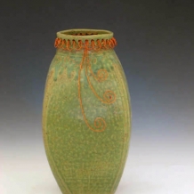 Vase with Copper Wire