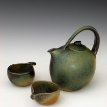 Teapot with Two Cups